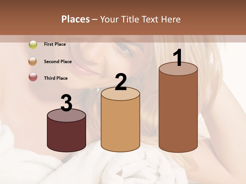 Master Bath With Glass Shower PowerPoint Template