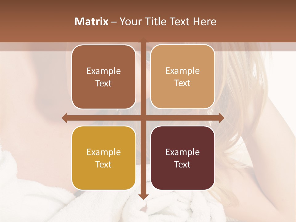 Master Bath With Glass Shower PowerPoint Template