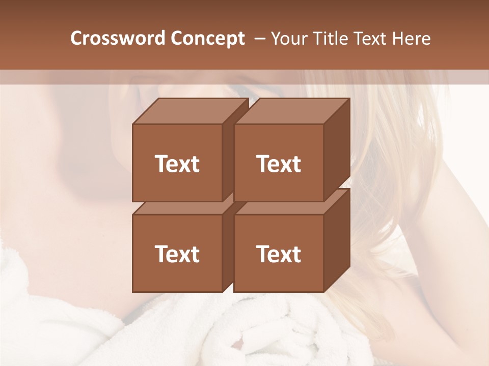 Master Bath With Glass Shower PowerPoint Template