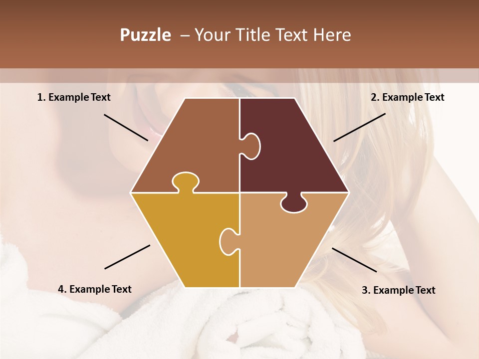 Master Bath With Glass Shower PowerPoint Template