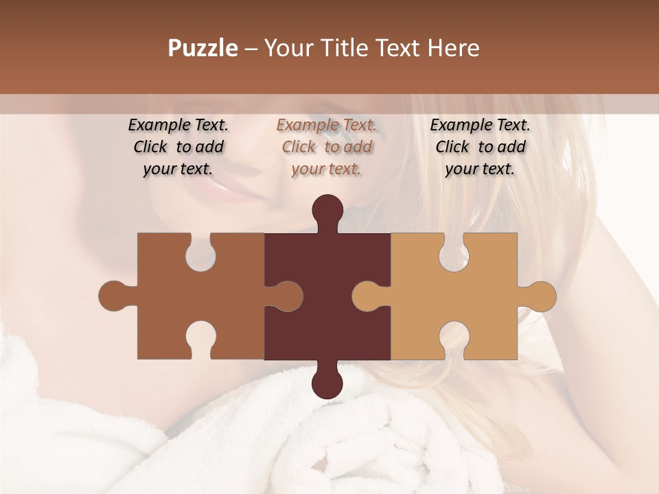 Master Bath With Glass Shower PowerPoint Template