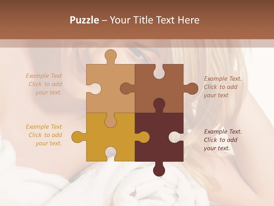 Master Bath With Glass Shower PowerPoint Template