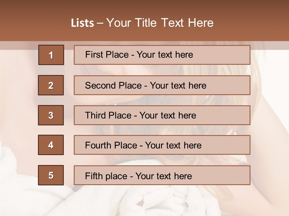Master Bath With Glass Shower PowerPoint Template