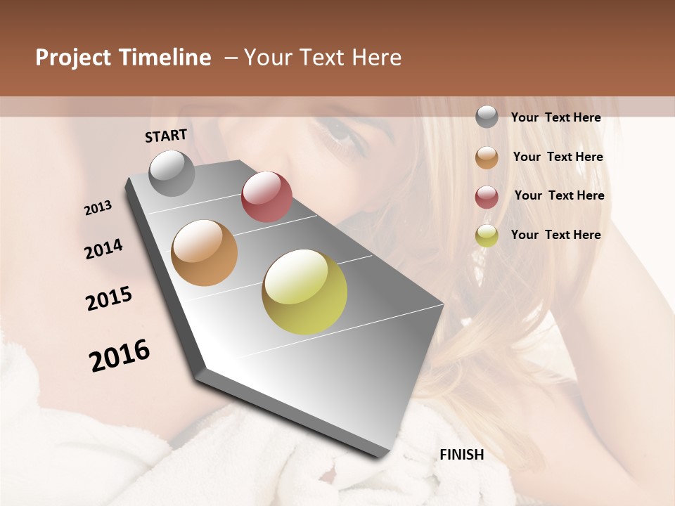 Master Bath With Glass Shower PowerPoint Template
