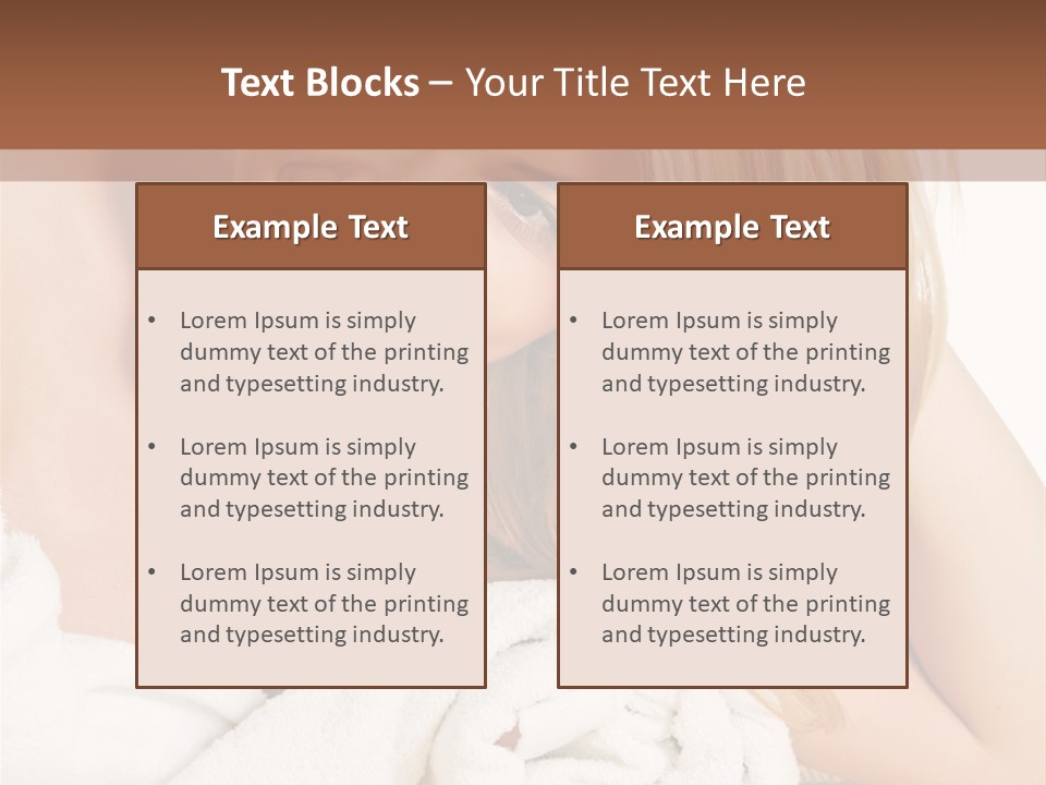 Master Bath With Glass Shower PowerPoint Template