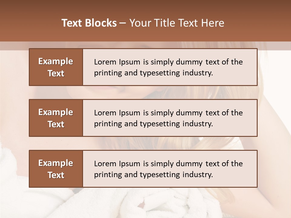 Master Bath With Glass Shower PowerPoint Template