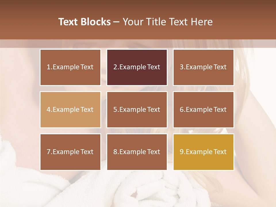 Master Bath With Glass Shower PowerPoint Template