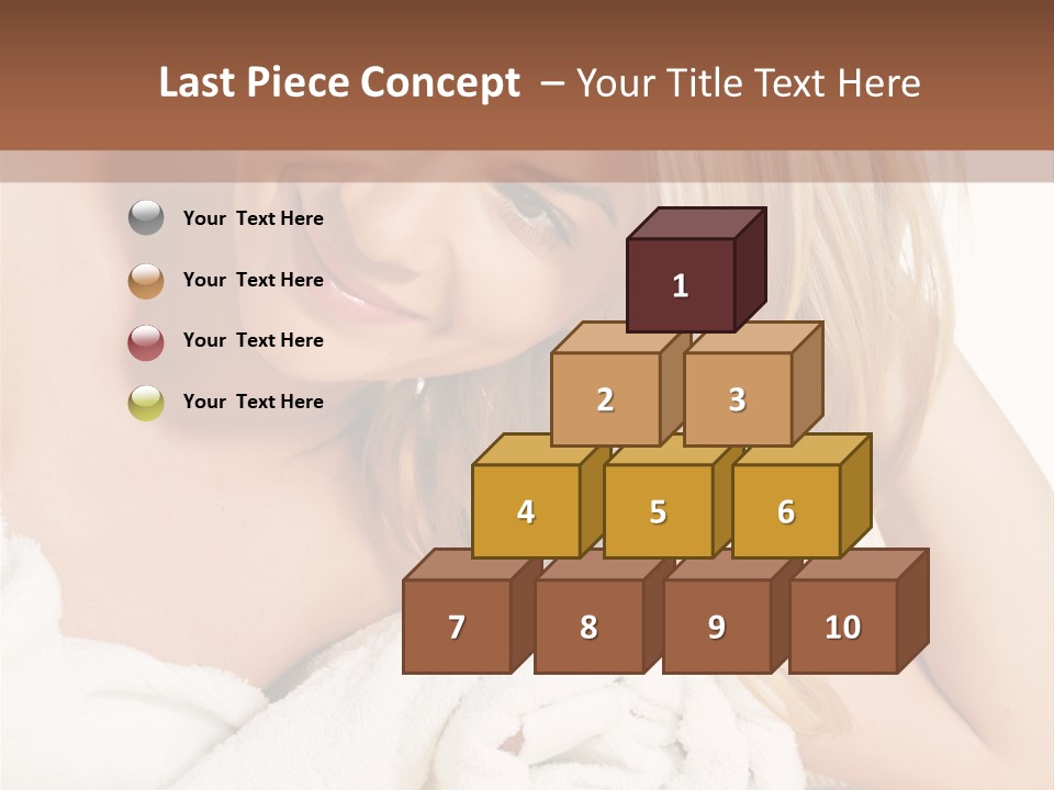 Master Bath With Glass Shower PowerPoint Template