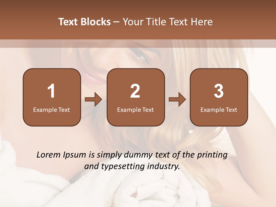 Master Bath With Glass Shower PowerPoint Template