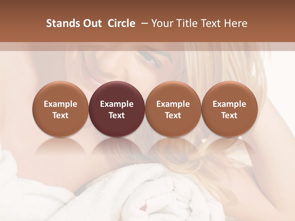 Master Bath With Glass Shower PowerPoint Template