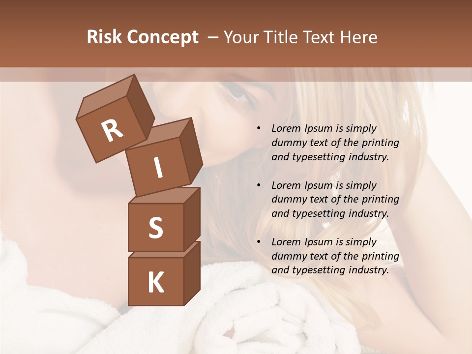 Master Bath With Glass Shower PowerPoint Template