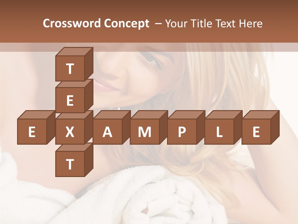 Master Bath With Glass Shower PowerPoint Template