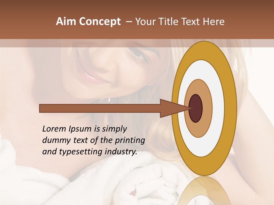 Master Bath With Glass Shower PowerPoint Template