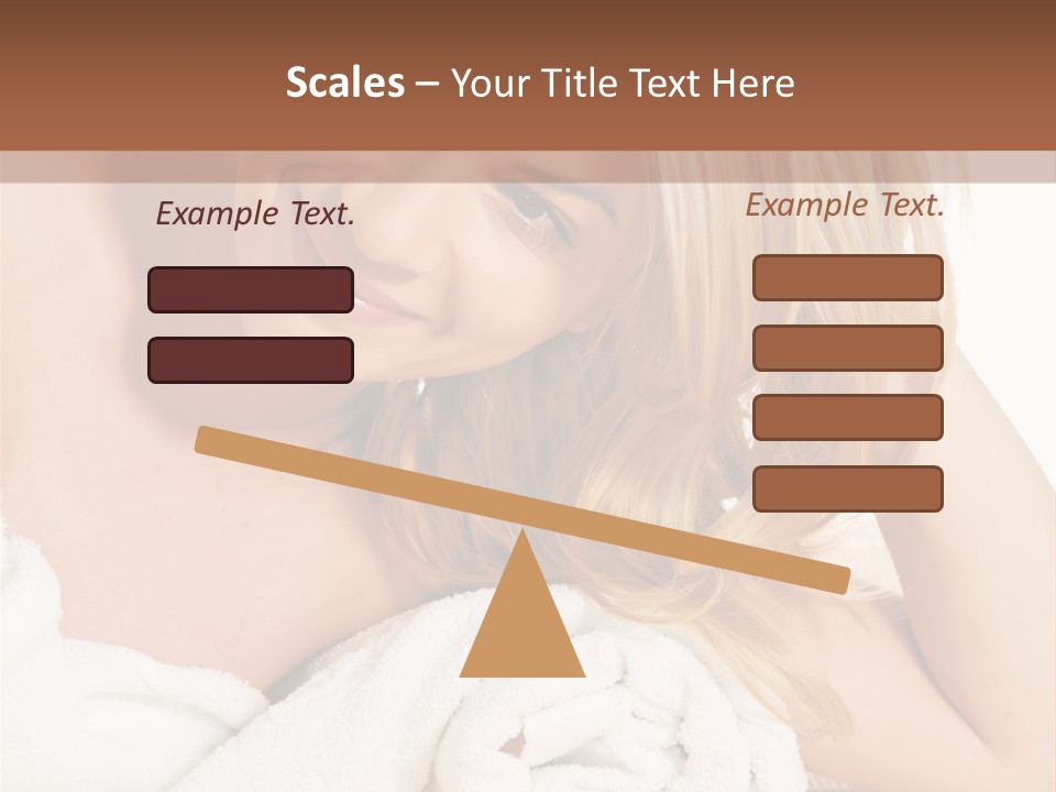 Master Bath With Glass Shower PowerPoint Template