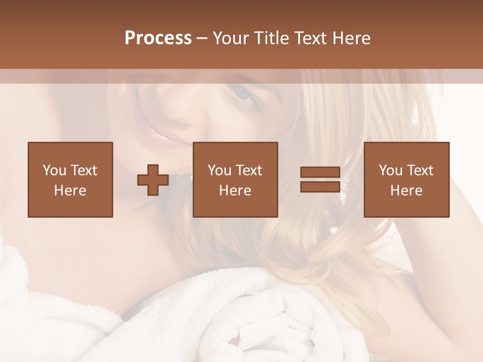 Master Bath With Glass Shower PowerPoint Template