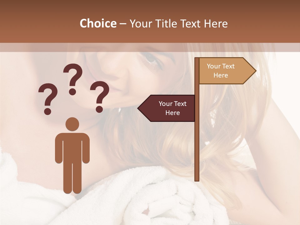 Master Bath With Glass Shower PowerPoint Template