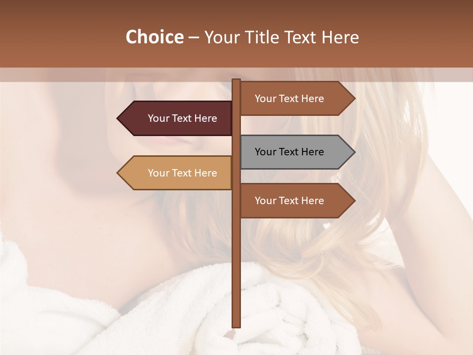 Master Bath With Glass Shower PowerPoint Template