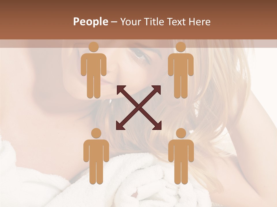 Master Bath With Glass Shower PowerPoint Template