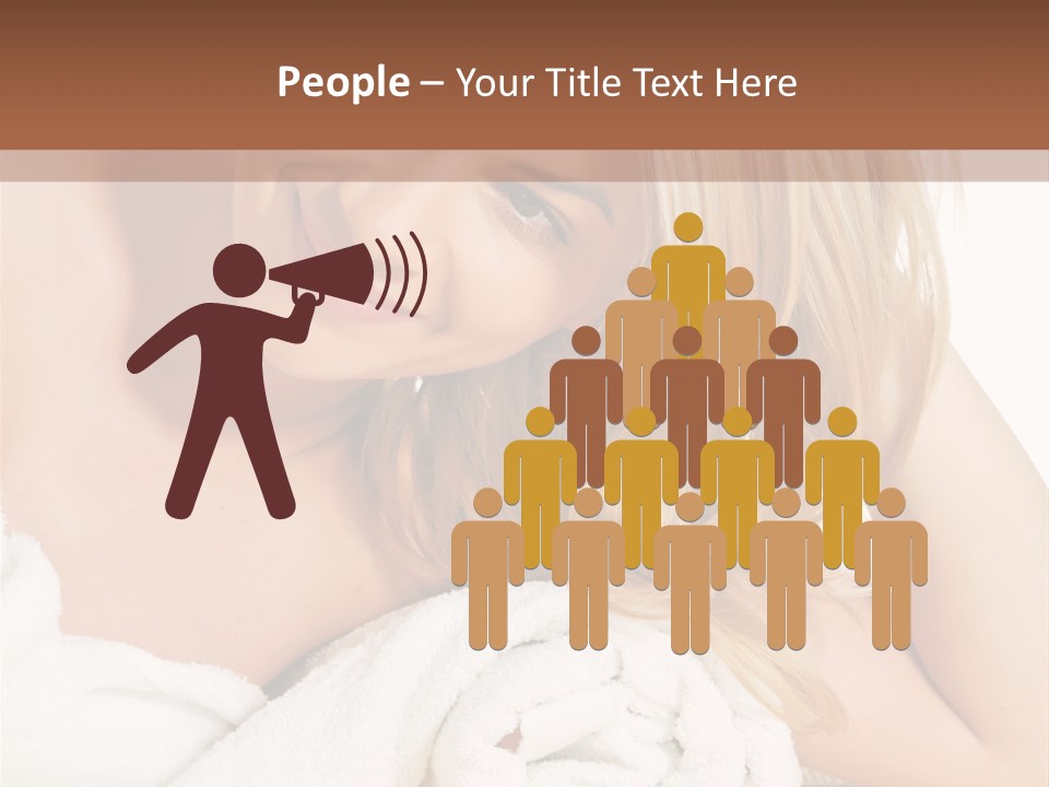 Master Bath With Glass Shower PowerPoint Template