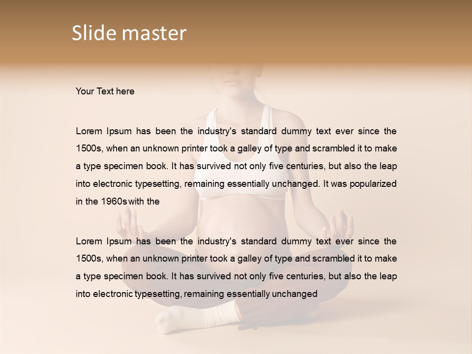 Pregnant Female PowerPoint Template