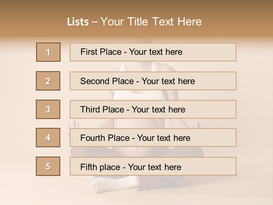 Pregnant Female PowerPoint Template