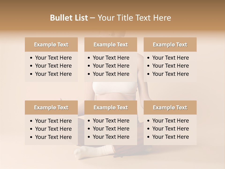 Pregnant Female PowerPoint Template