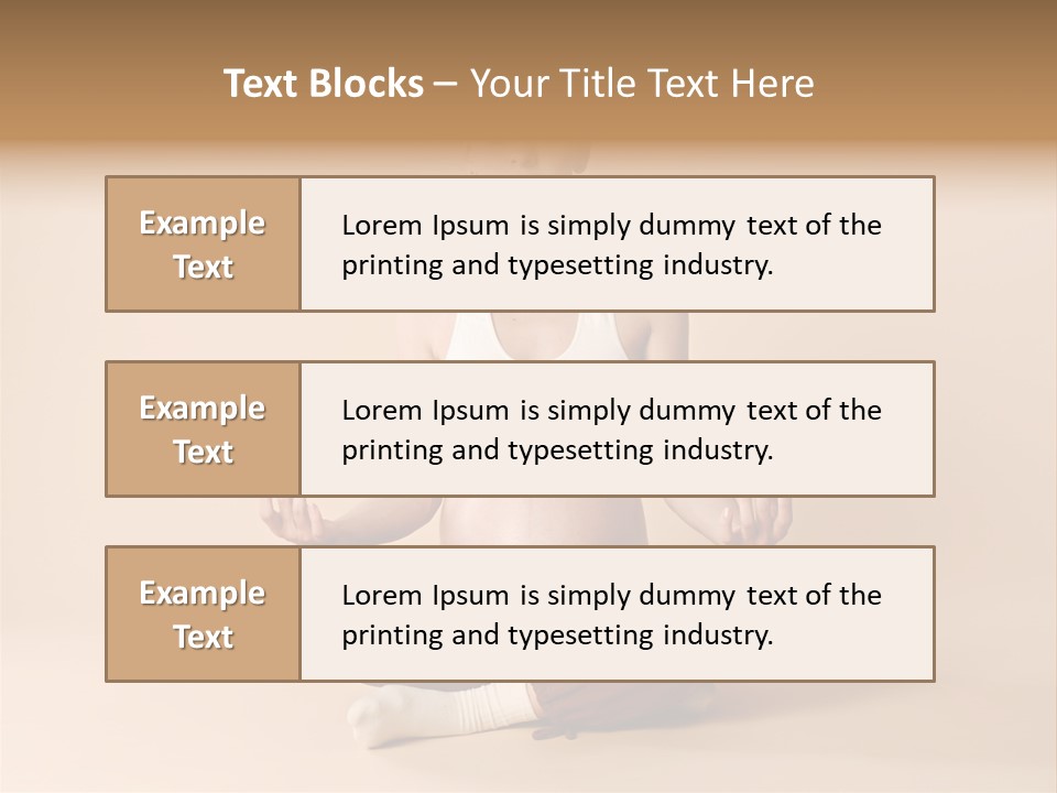 Pregnant Female PowerPoint Template