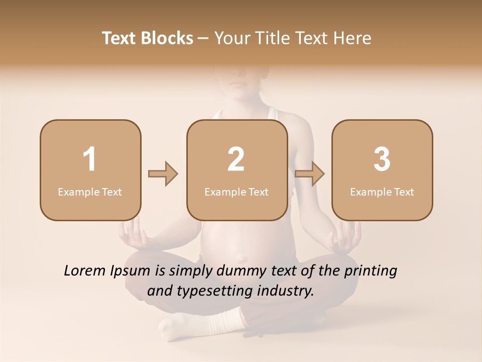 Pregnant Female PowerPoint Template