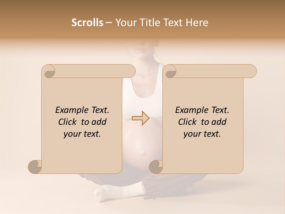 Pregnant Female PowerPoint Template