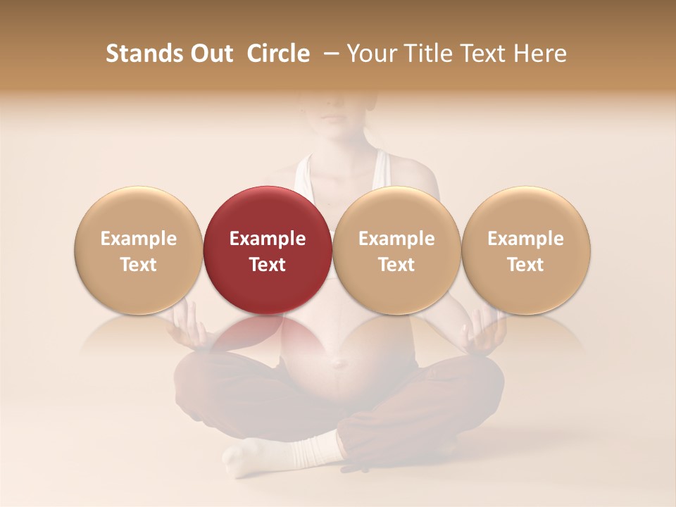 Pregnant Female PowerPoint Template