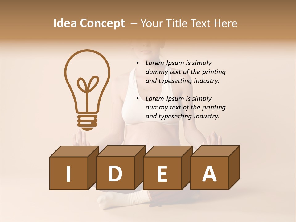 Pregnant Female PowerPoint Template