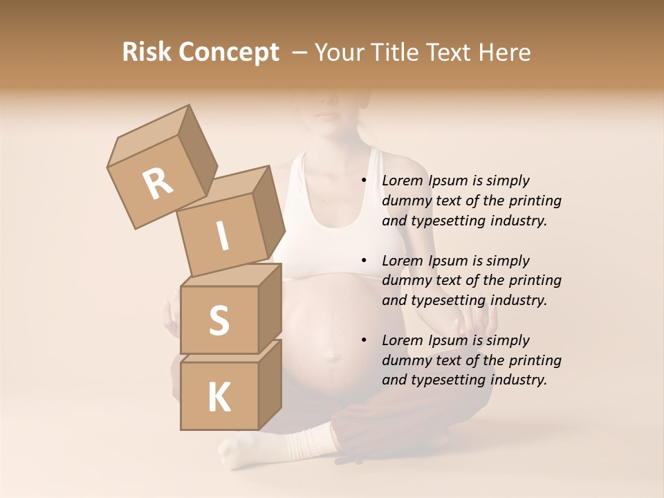 Pregnant Female PowerPoint Template