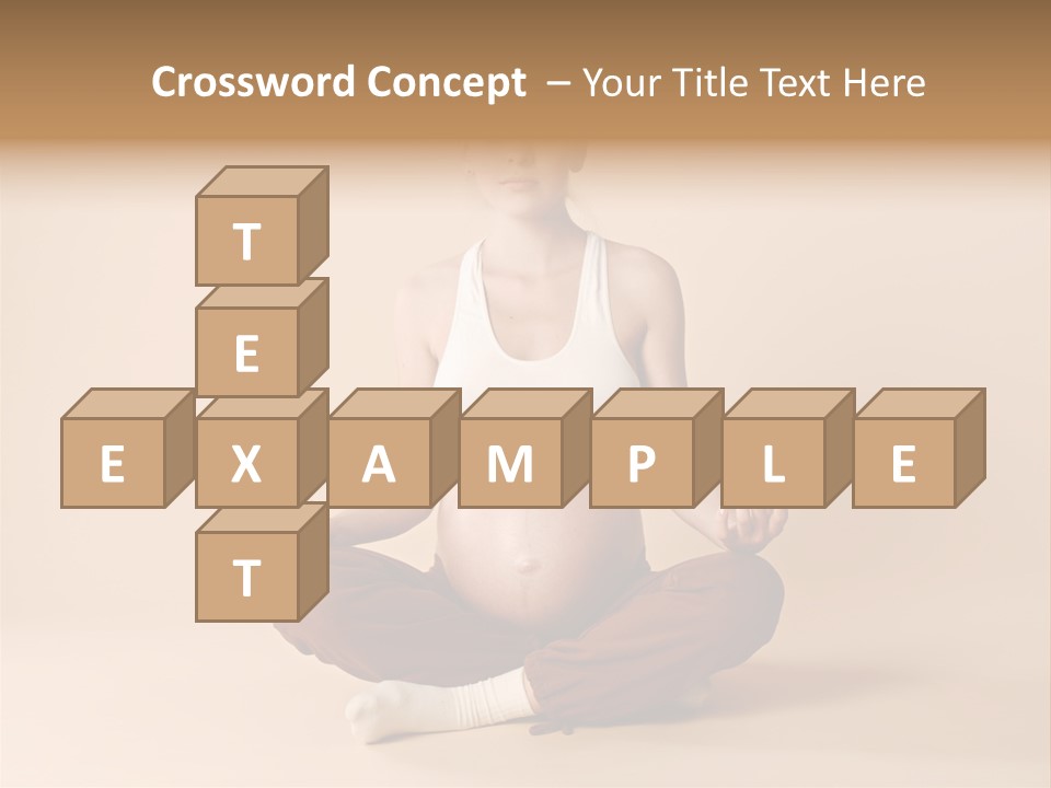 Pregnant Female PowerPoint Template