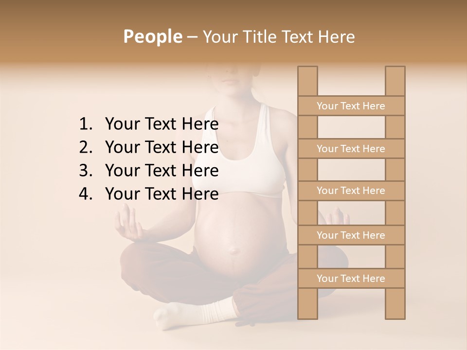 Pregnant Female PowerPoint Template