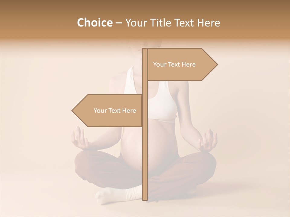 Pregnant Female PowerPoint Template