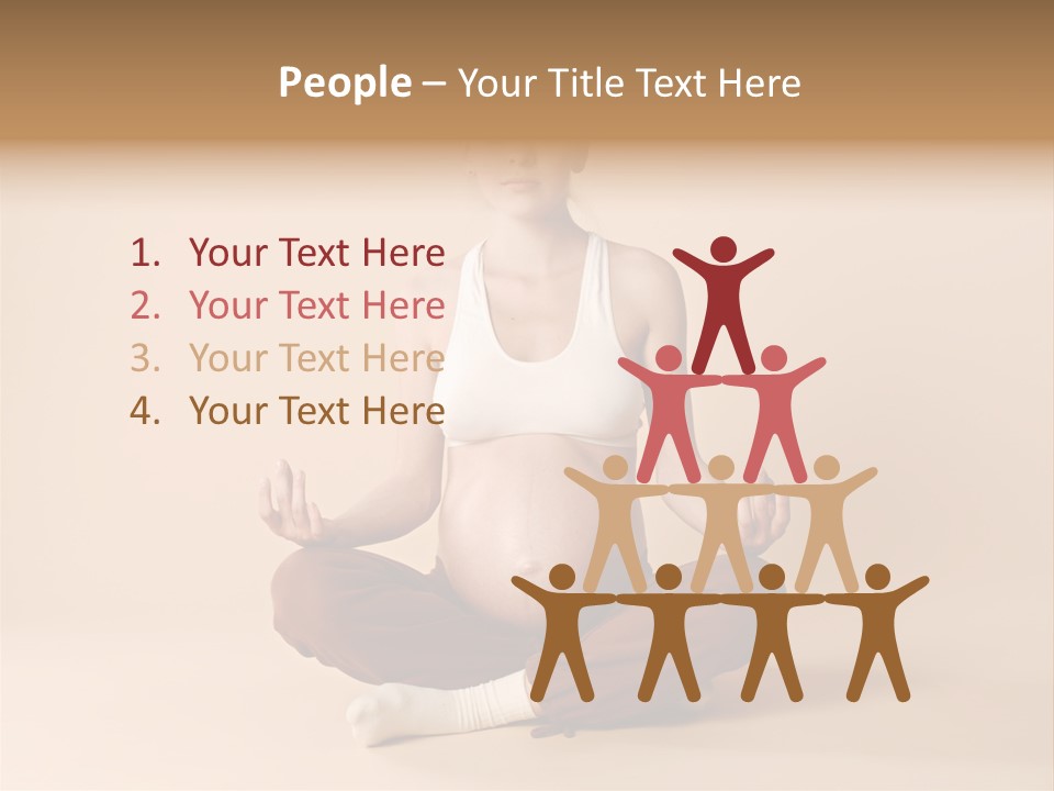 Pregnant Female PowerPoint Template