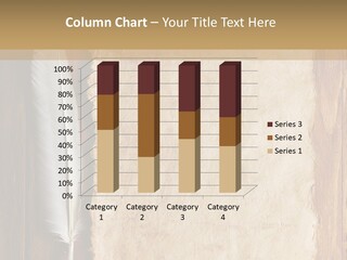 Inkwell And Feather On A Background Of The Empty Form For The Letter PowerPoint Template