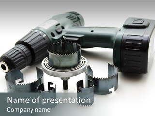 Drilling Machine PowerPoint Template