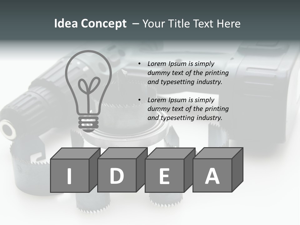 Drilling Machine PowerPoint Template