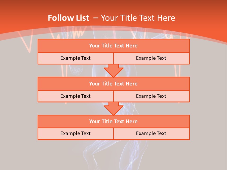 Jogger - Vascular System PowerPoint Template