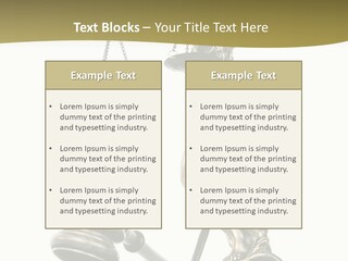 Statue Of Lady Liberty Holding A Balance Scale And A Gavel PowerPoint Template