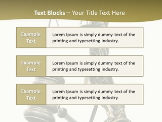 Statue Of Lady Liberty Holding A Balance Scale And A Gavel PowerPoint Template