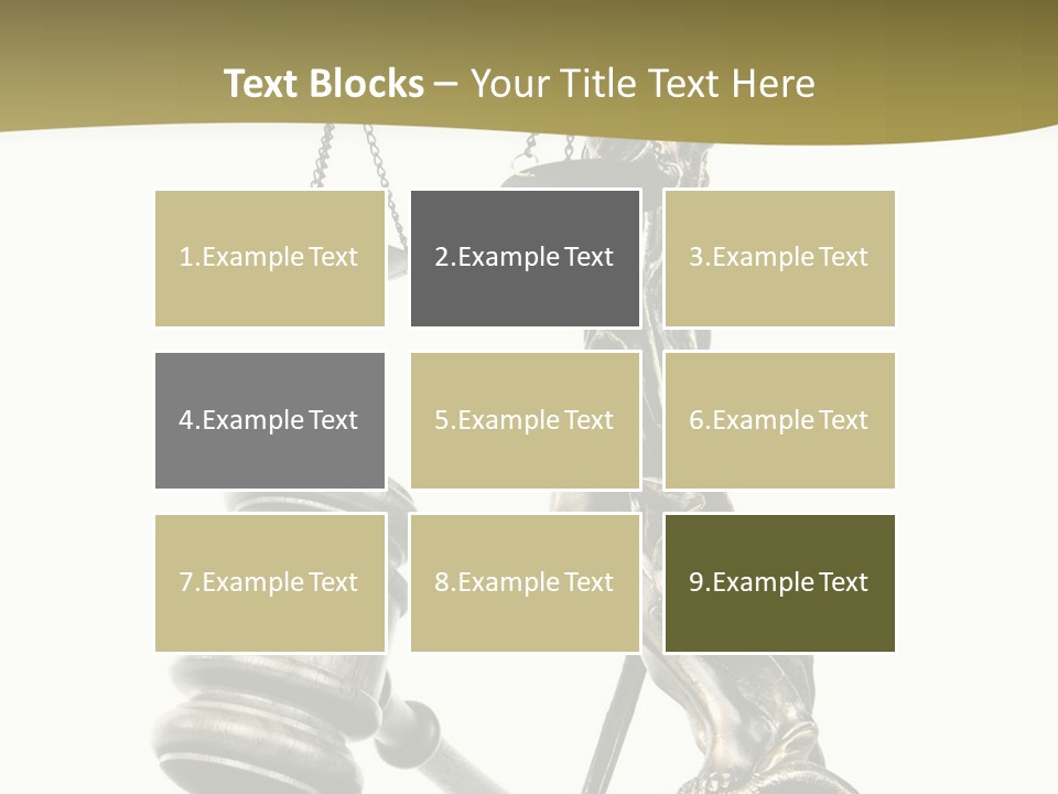 Statue Of Lady Liberty Holding A Balance Scale And A Gavel PowerPoint Template