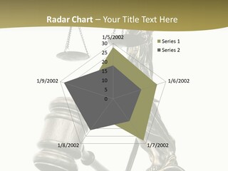 Statue Of Lady Liberty Holding A Balance Scale And A Gavel PowerPoint Template