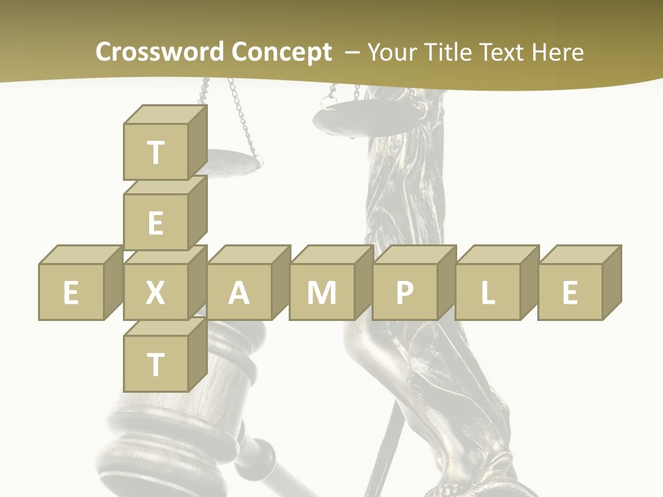 Statue Of Lady Liberty Holding A Balance Scale And A Gavel PowerPoint Template