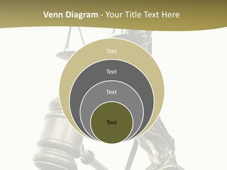 Statue Of Lady Liberty Holding A Balance Scale And A Gavel PowerPoint Template