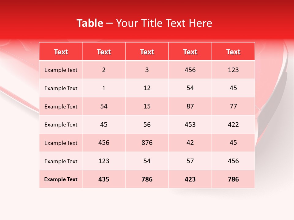 Race Car PowerPoint Template