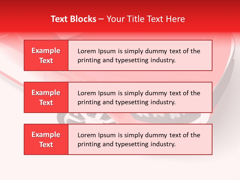 Race Car PowerPoint Template