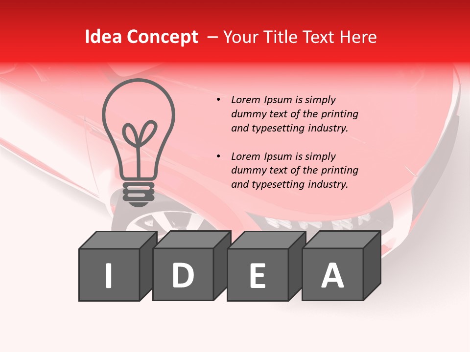 Race Car PowerPoint Template