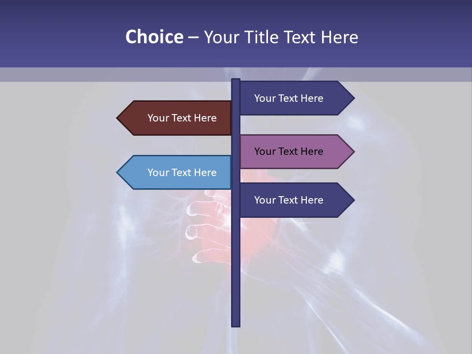 Sunrise Drive - Semi-Truck On The Road. PowerPoint Template